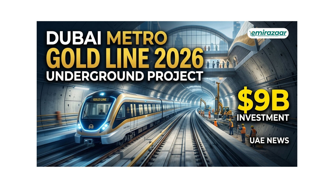 Dubai Metro Gold Line 2026: $9B Underground Project Details & Impact