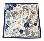 110cm Floral Twill Silk Scarf for Women – Elegant Korean Style Imitation Silk Shawl | Emirazaar UAE