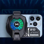 Phone Cooler for Gaming, iPhone Cooling Fan with RGB LED - New Hyper Chill Mobile Radiator