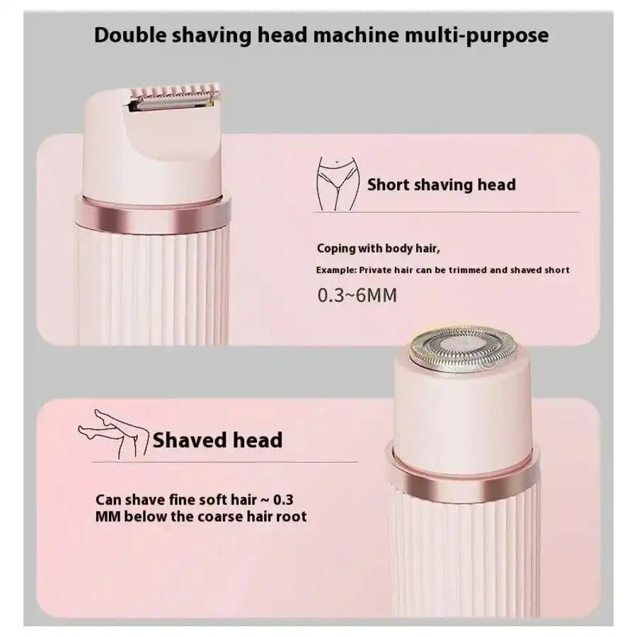 Double-Head Electric Shaver for UAE Women, Waterproof, Wet & Dry