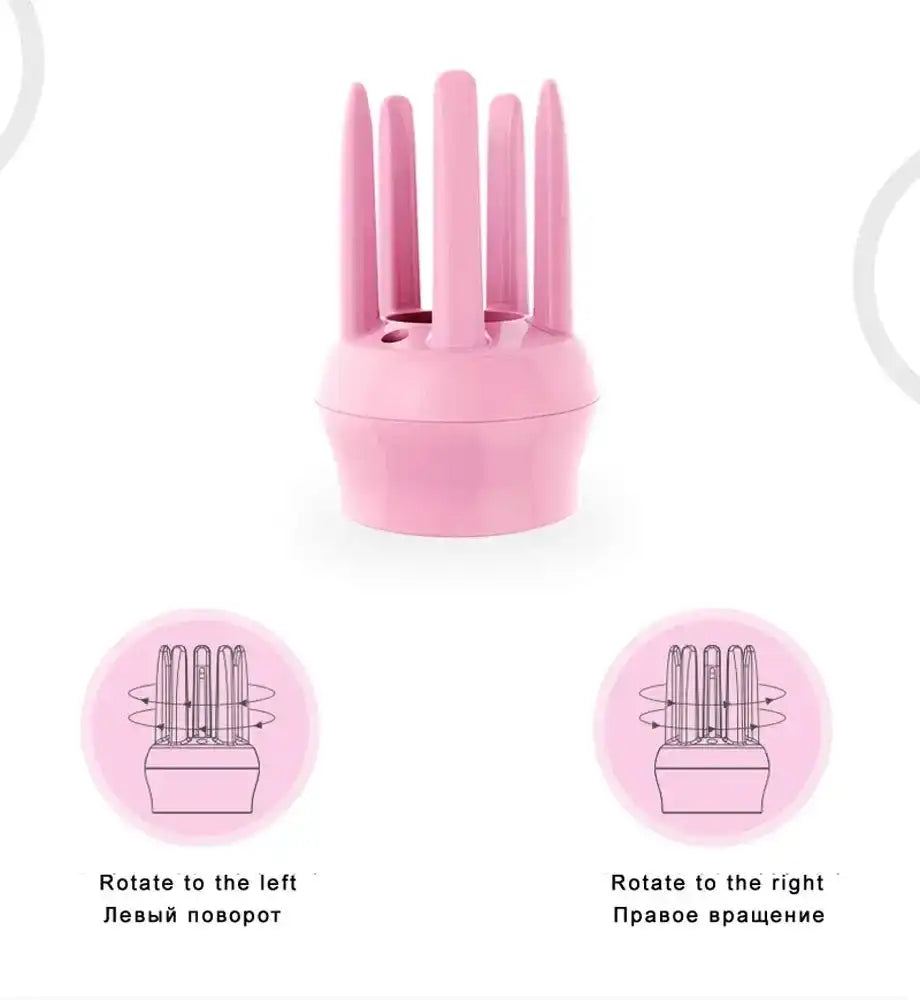 Handheld 2-in-1 Hair Curler & Volumizing Hot Air Brush