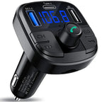 Car MP3 Bluetooth FM Transmitter – USB Charger with FM Modulator | Emirazaar UAE