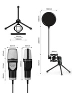 RGB Esports Desktop Microphone – SF-666R Capacitor Gaming Mic with Noise Reduction | Emirazaar UAE