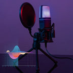 RGB Esports Desktop Microphone – SF-666R Capacitor Gaming Mic with Noise Reduction | Emirazaar UAE