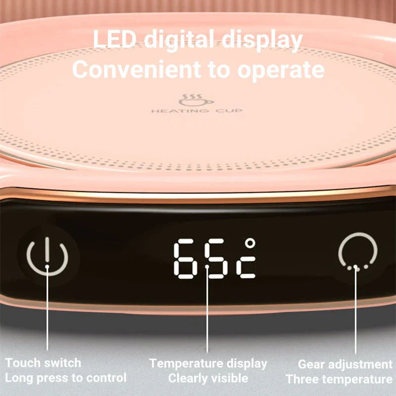 USB Coffee Mug Warmer Plate – Keep Drinks Hot at Your Desk | Portable 10W Heating Coaster UAE