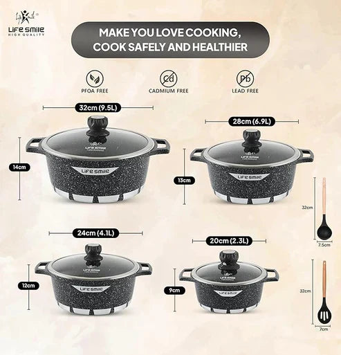 Cookware Set © – Multi-Hob Compatible, Quick Heating & Easy-Clean Pots and Pans