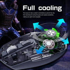Cooling Hole Mechanical Gaming Mouse – RGB Lights, Built-in Fan, 3200 DPI | Emirazaar UAE