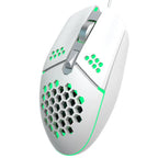 Cooling Hole Mechanical Gaming Mouse – RGB Lights, Built-in Fan, 3200 DPI | Emirazaar UAE