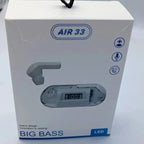 Box of an electronic device with 'AIR 33' branding on a white background