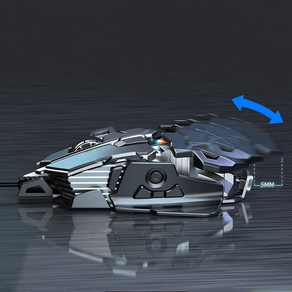 MK500 Forerunner Wired Esports Gaming Mouse – 12000 DPI, Weighted, Macro, Silent | Emirazaar UAE