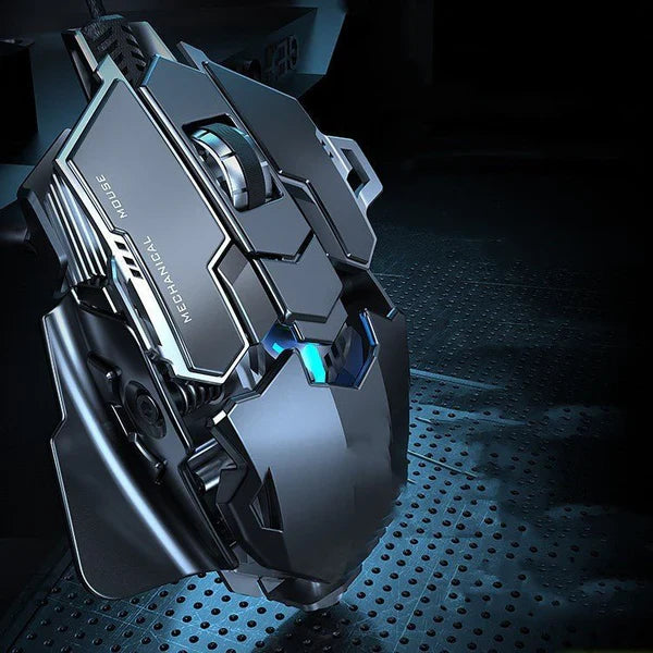 MK500 Forerunner Wired Esports Gaming Mouse – 12000 DPI, Weighted, Macro, Silent | Emirazaar UAE