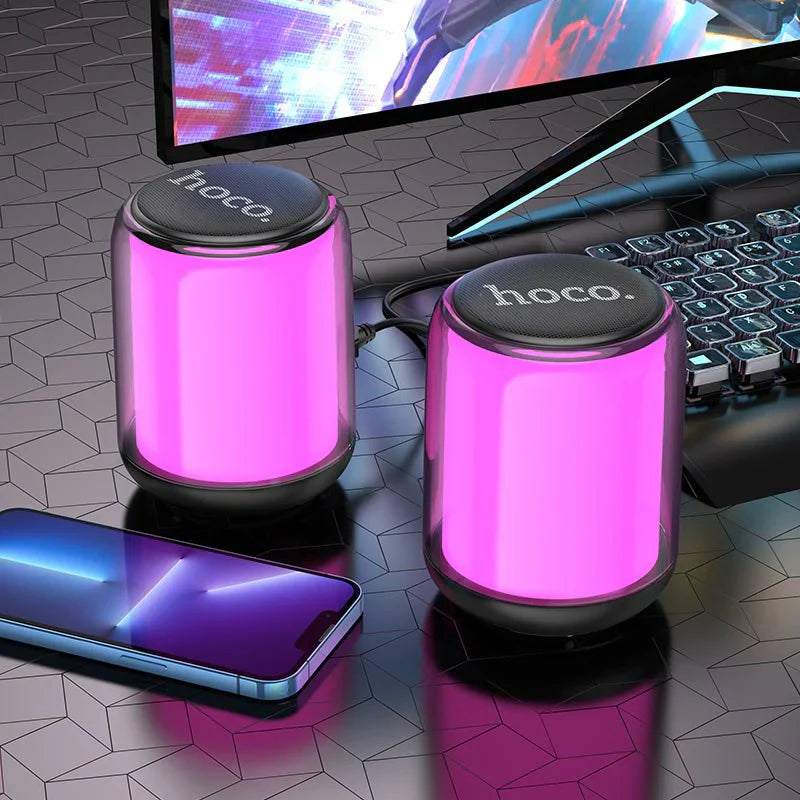 Hoco - 2-in-1 Wireless Colorful Speaker (BS6S)