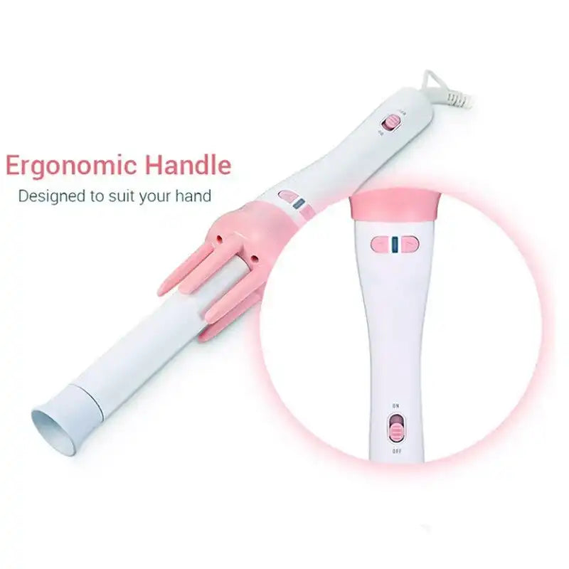 Handheld 2-in-1 Hair Curler & Volumizing Hot Air Brush
