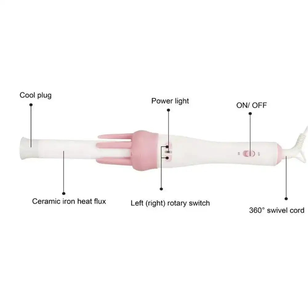 Handheld 2-in-1 Hair Curler & Volumizing Hot Air Brush