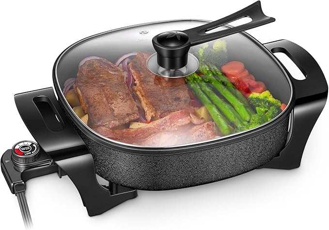 Multi-Functional Electric Heat Pot – 2L Portable Cooker for Boiling, Frying & Steaming | UAE Kitchen Essential