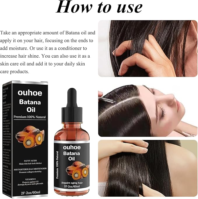 Organic Hair Oil 60ml – Hair Growth & Nourishing Treatment | Emirazaar UAE
