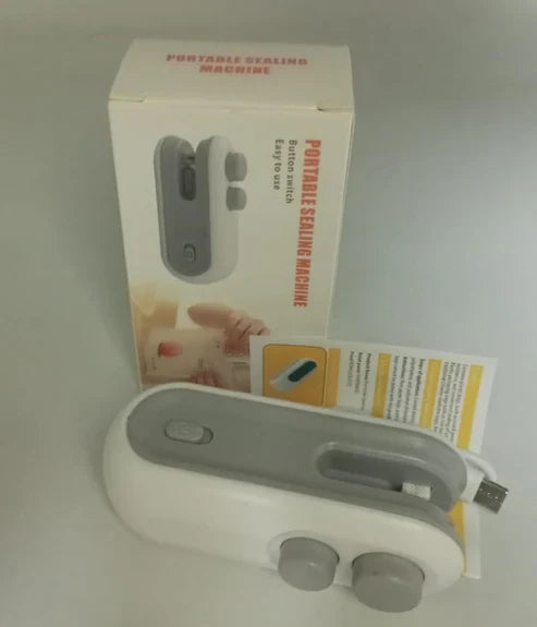 Portable Mini Sealing Machine – USB Rechargeable Heat Sealer