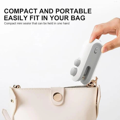 Portable Mini Sealing Machine – USB Rechargeable Heat Sealer