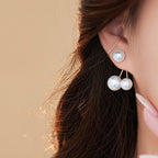 Retro Creative Women'S Pearl Cherry Earrings