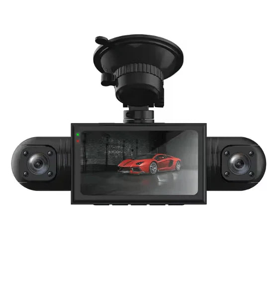 Review Mirror Dual Dash Cam – Full HD Front & Rear Car Recorder | Emirazaar UAE