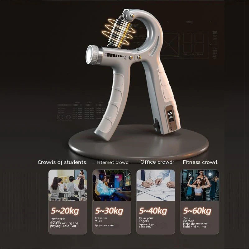 Spring Grip Strengthener for Men – Professional Hand Exerciser, Home Fitness Equipment UAE