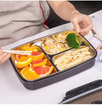Stainless Steel Lunch Box – Leak-Proof Bento Box with Compartments | Eco-Friendly Food Container UAE