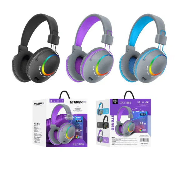 Stereo Music Headphones – Foldable Over-Ear Headset