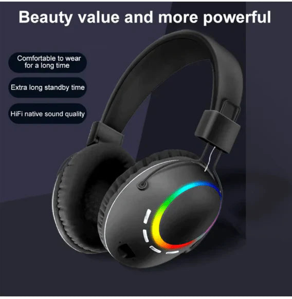Stereo Music Headphones – Foldable Over-Ear Headset