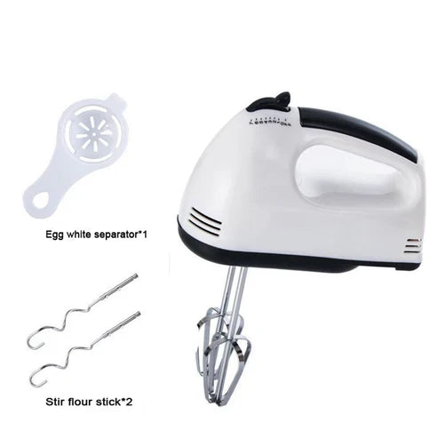 Super Hand Mixer 7-Speed Electric with Stainless Steel Attachments – UAE Baking Essential