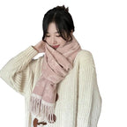 Double-Sided Thick Warm Cashmere-Like Scarf – Soft & Cozy Wrap for Winter | Emirazaar UAE