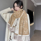 Double-Sided Thick Warm Cashmere-Like Scarf – Soft & Cozy Wrap for Winter | Emirazaar UAE